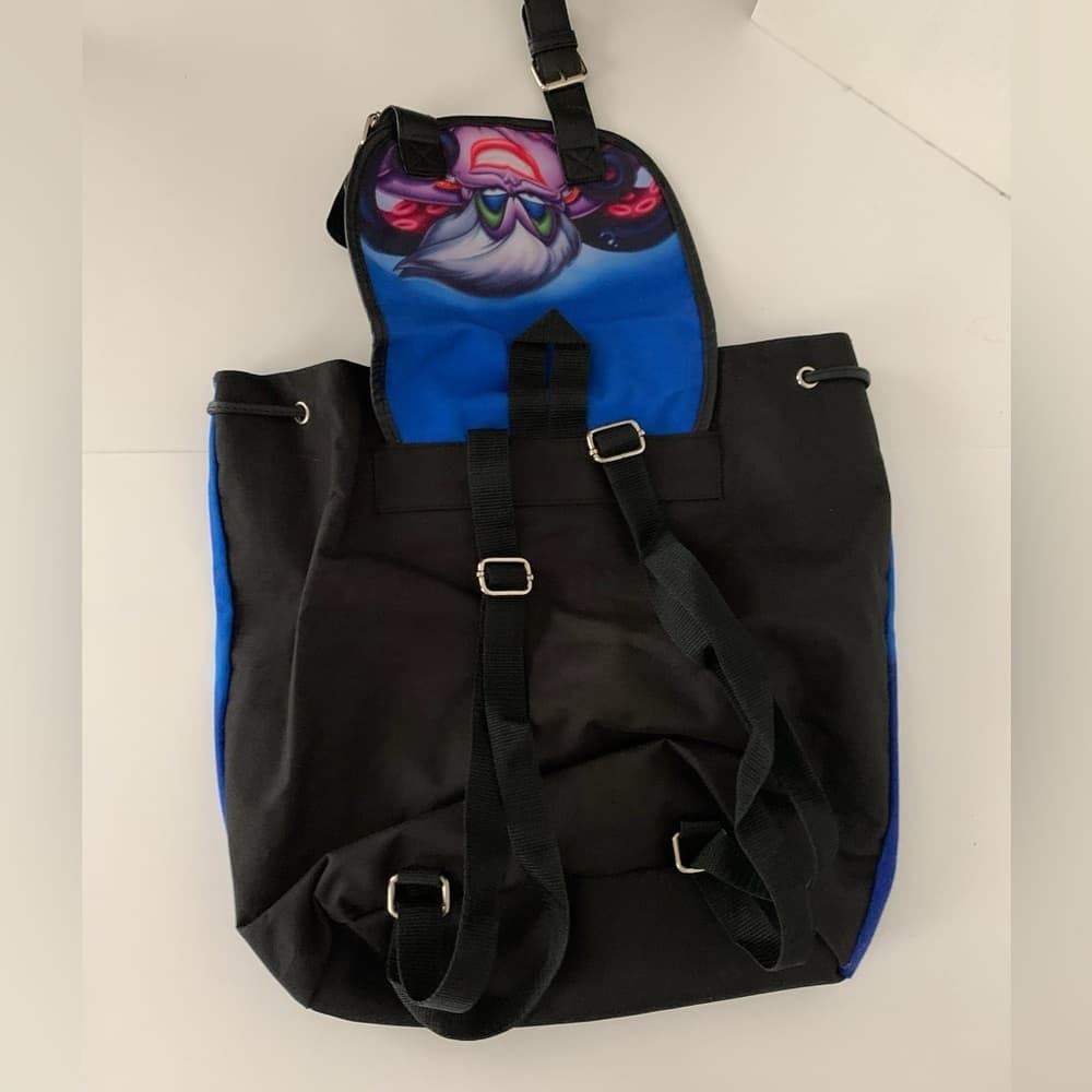 Disney X Loungefly The Little Mermaid Ariel Princess Slouch Backpack Ursula Bag - Thumbnail 11