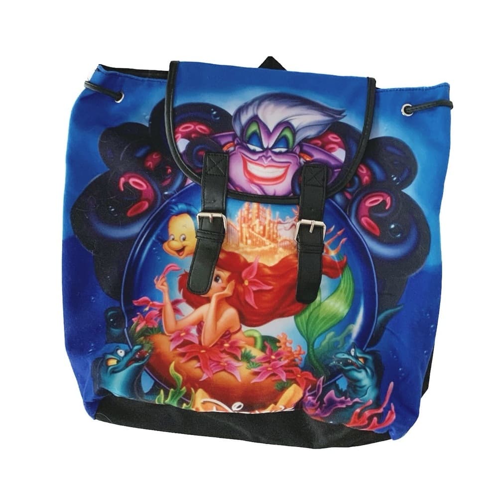Disney X Loungefly The Little Mermaid Ariel Princess Slouch Backpack Ursula Bag - Thumbnail 5