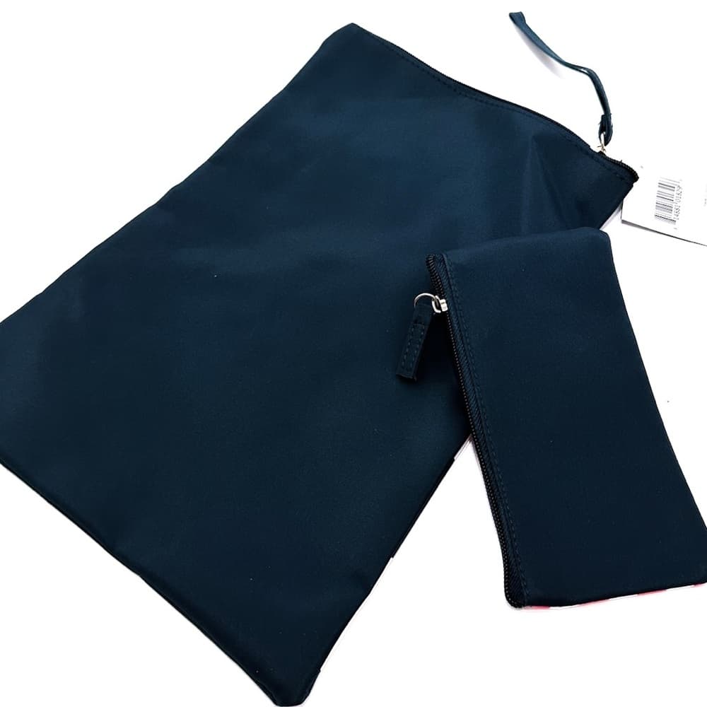 NWT Macys 2 Piece Swim Bikini / Cosmetic and Travel Bag Set - Thumbnail 3