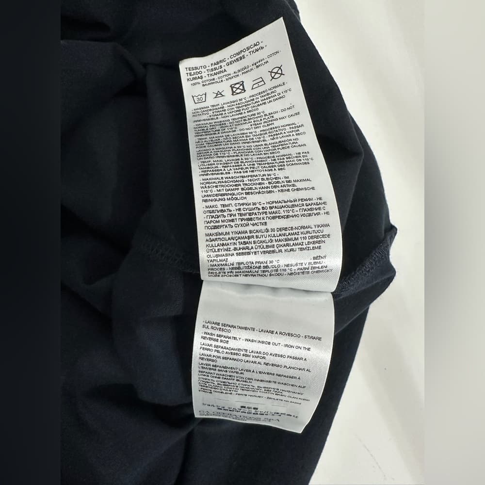 NWOT Armani Exchange A|X Navy Logo Graphic Tee Shirt Slim Fit Unisex Size XL - Thumbnail 6