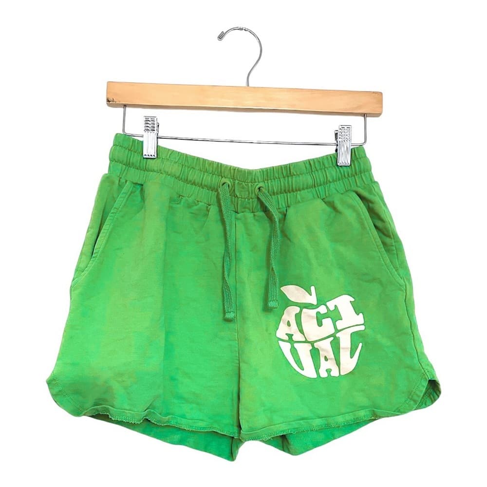 ASOS Actual Relaxed Runner Short with Apple Logo in Green Men’s Small - Thumbnail 14