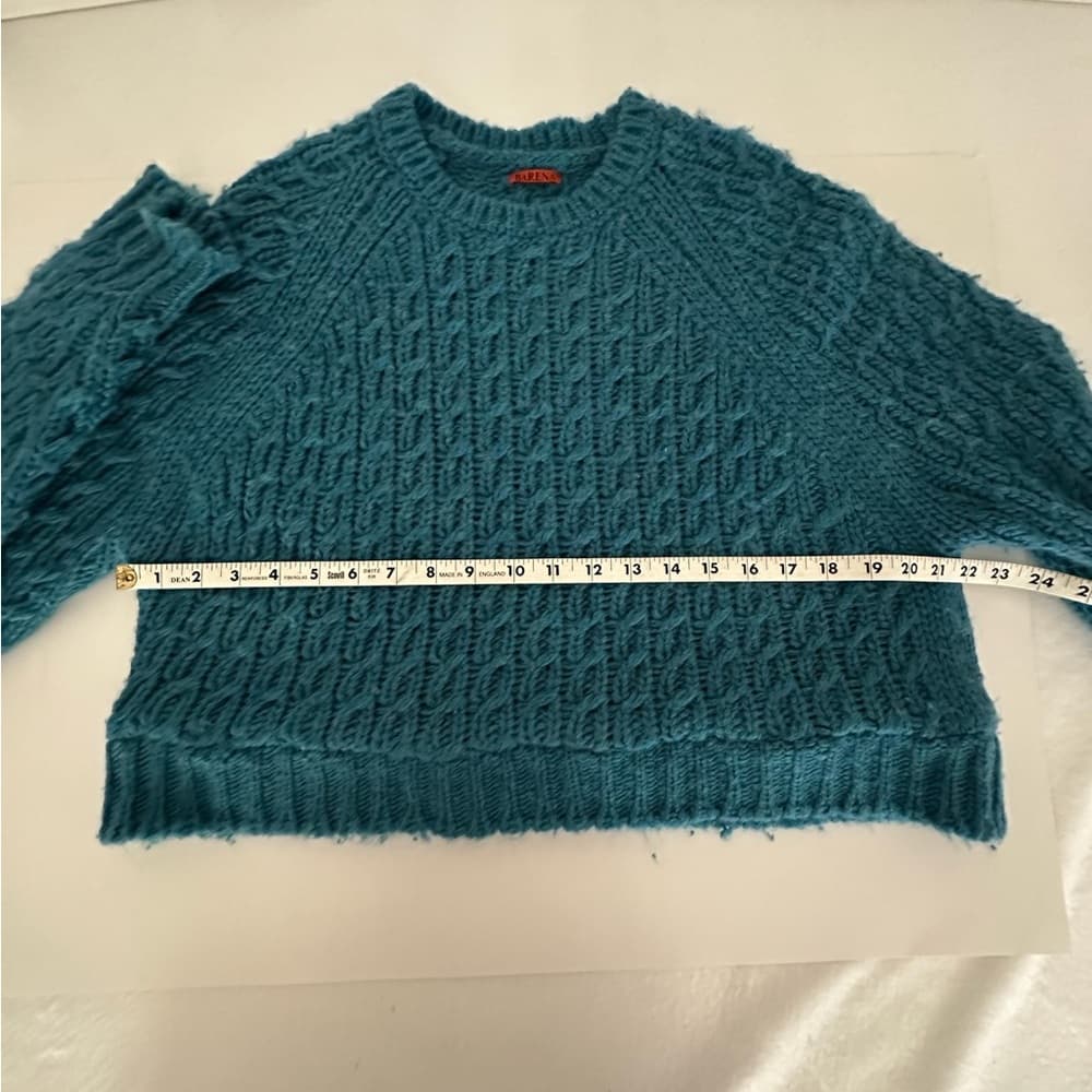 Barena Italy Golena Alpe Cable Knit Alpaca Wool Chunky Sweater SHRUNK SEE NOTES - Thumbnail 6
