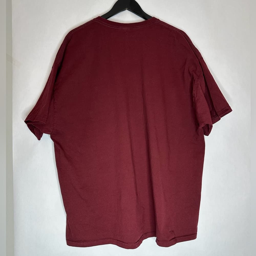 Texas A&M Graphic College Tee Maroon Hanes Authentic Vintage T Shirt Likely 2XL - Thumbnail 3
