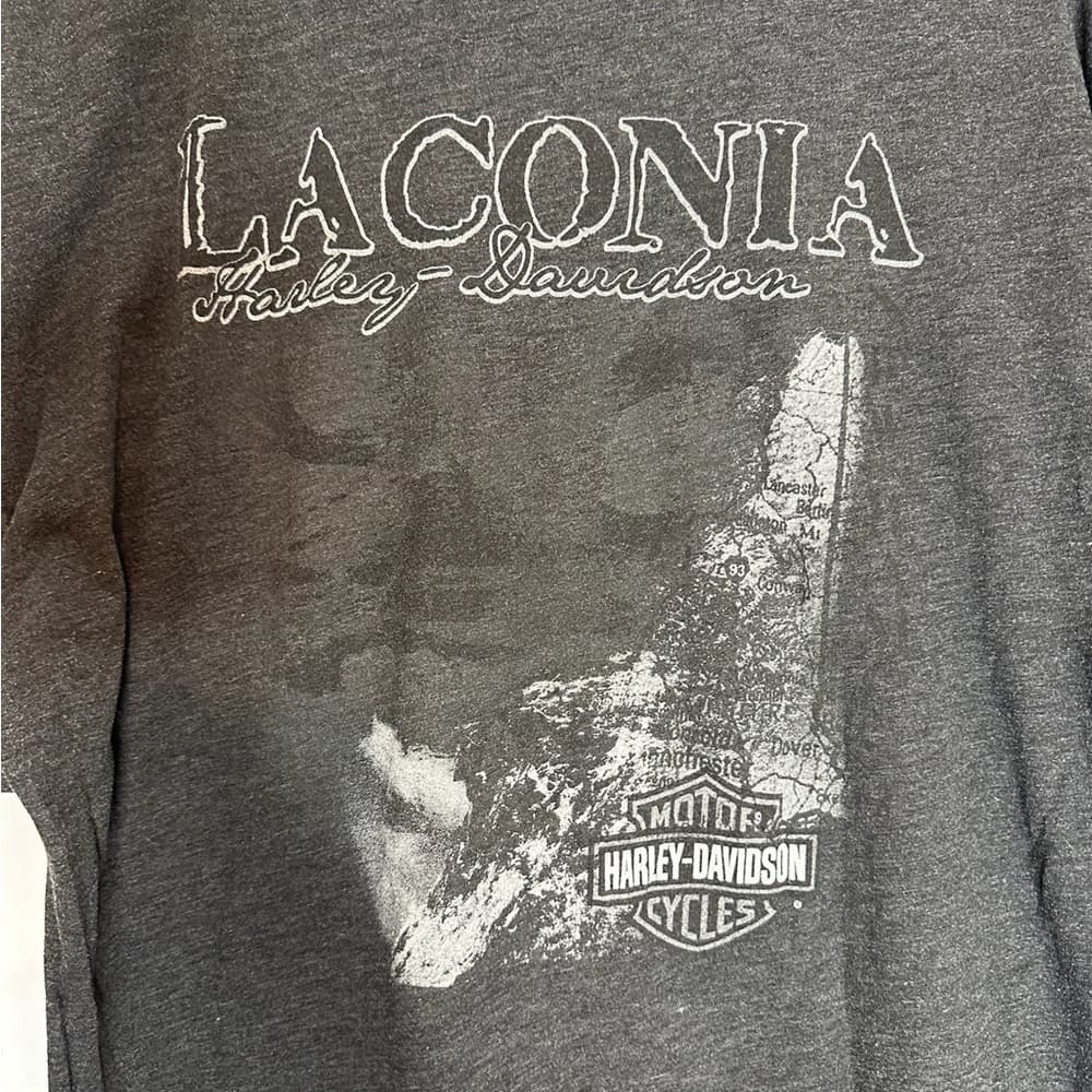 Harley-Davidson Built For Speed Graphic Tee T-Shirt 2015 Laconia NH Mens X-Large - Thumbnail 6