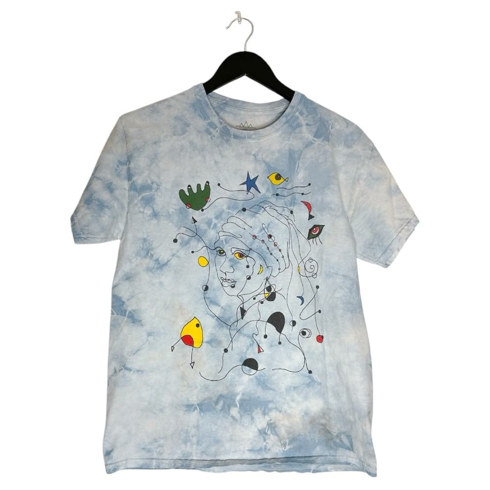 Altru Apparel Girl with Pearl Earring Modern Art Tie Dye T-Shirt Tee Size Medium - Thumbnail 3