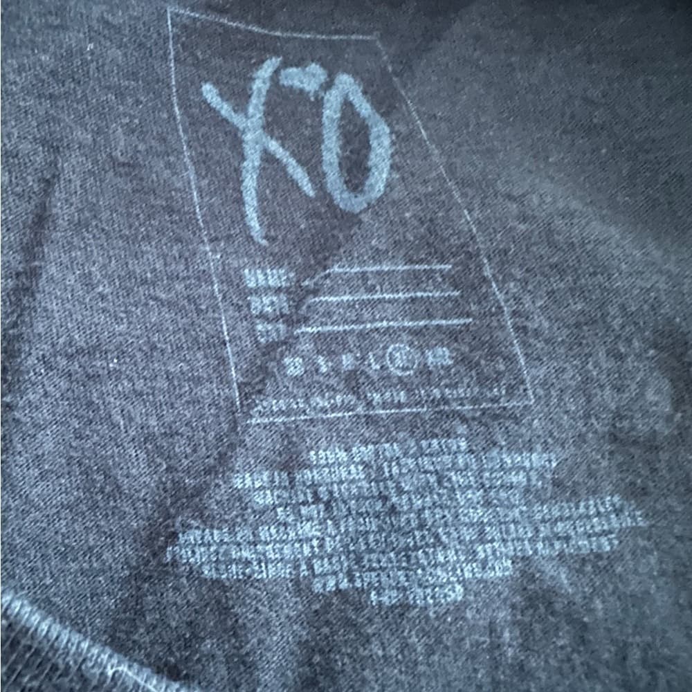 The Weeknd Official XO Starboy Black T Shirt Skeleton Flame Cross XL Streetwear - Thumbnail 8