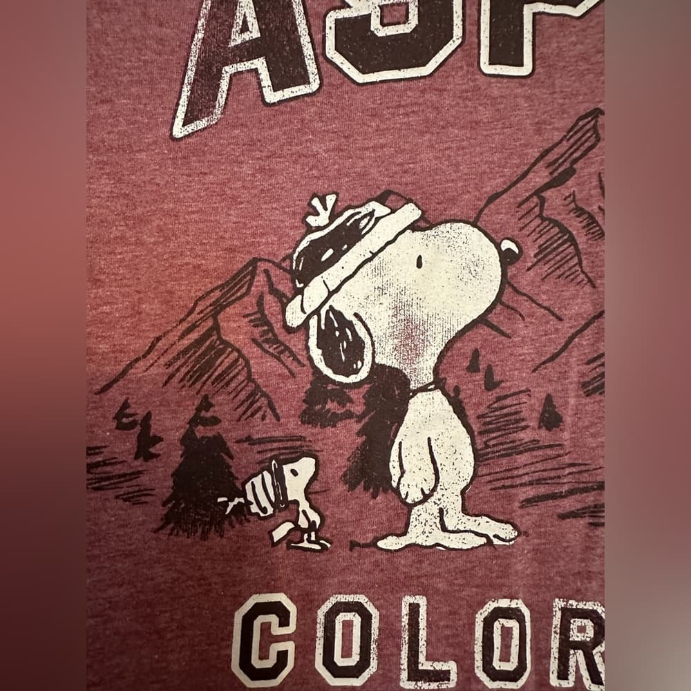 Goodfellow & Co. Peanuts Snoopy Aspen Colorado Woodstock T-Shirt Men Size Small - Thumbnail 7