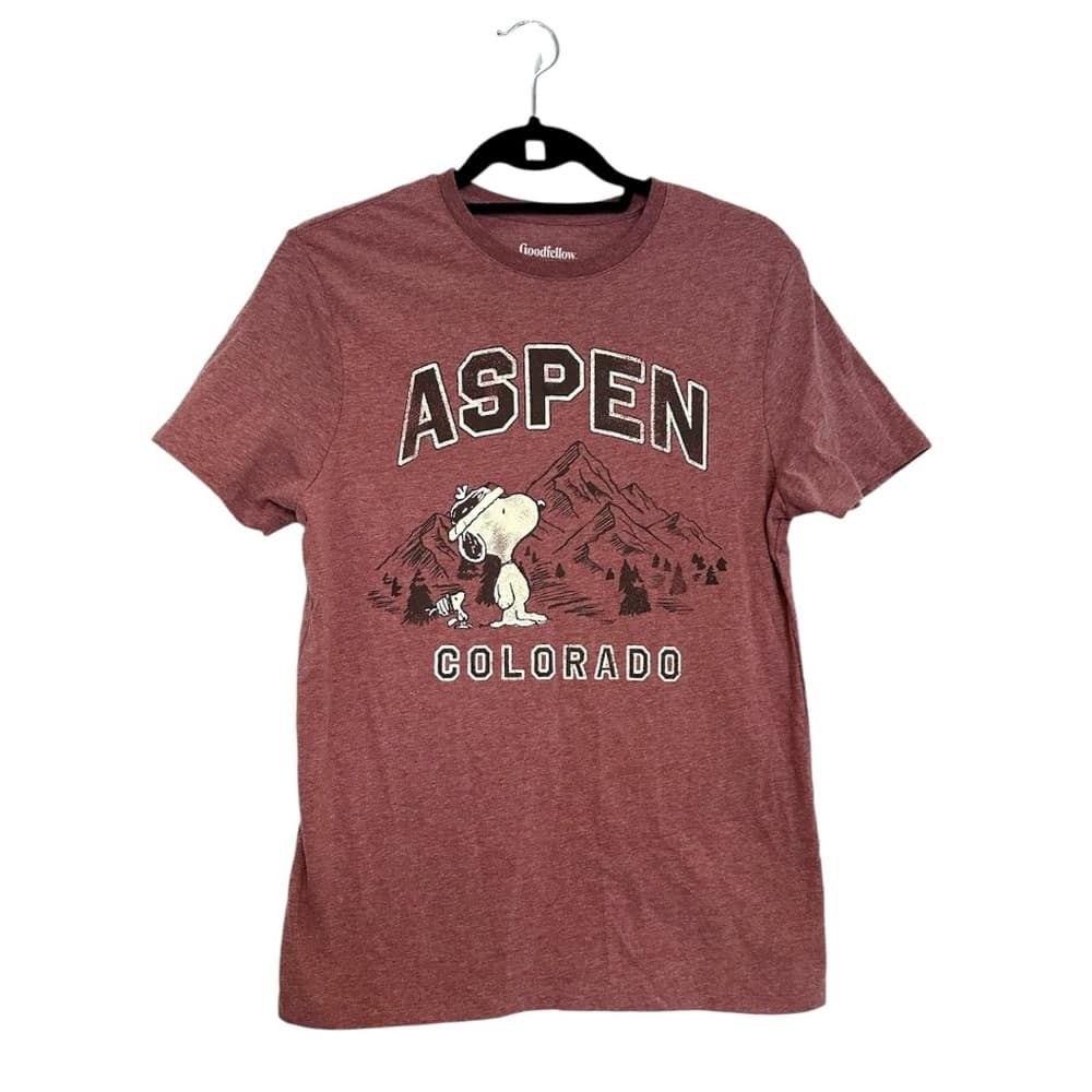 Goodfellow & Co. Peanuts Snoopy Aspen Colorado Woodstock T-Shirt Men Size Small - Thumbnail 10