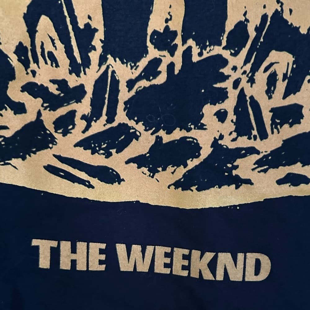 The Weeknd Official XO Starboy Black T Shirt Skeleton Flame Cross XL Streetwear - Thumbnail 7