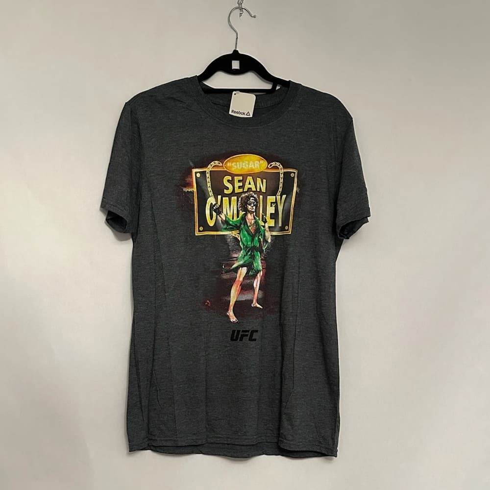 NWT UFC X Reebok Sugar Sean O’Malley T-shirt Victory Royale 2018 Tee Mens Medium