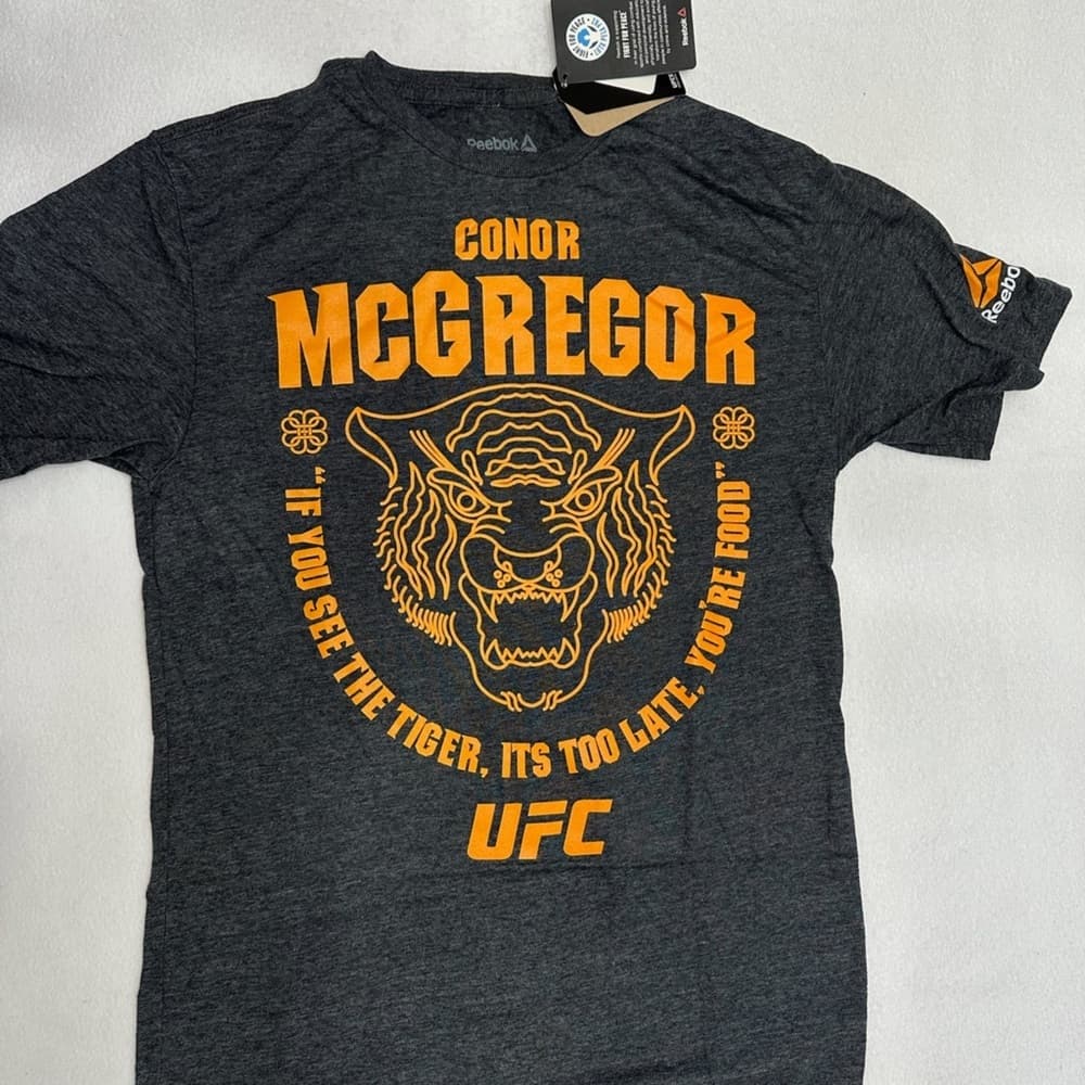 Reebok X UFC Conor McGregor Shirt If You See the Tiger It’s Too Late You’re Food - Thumbnail 3