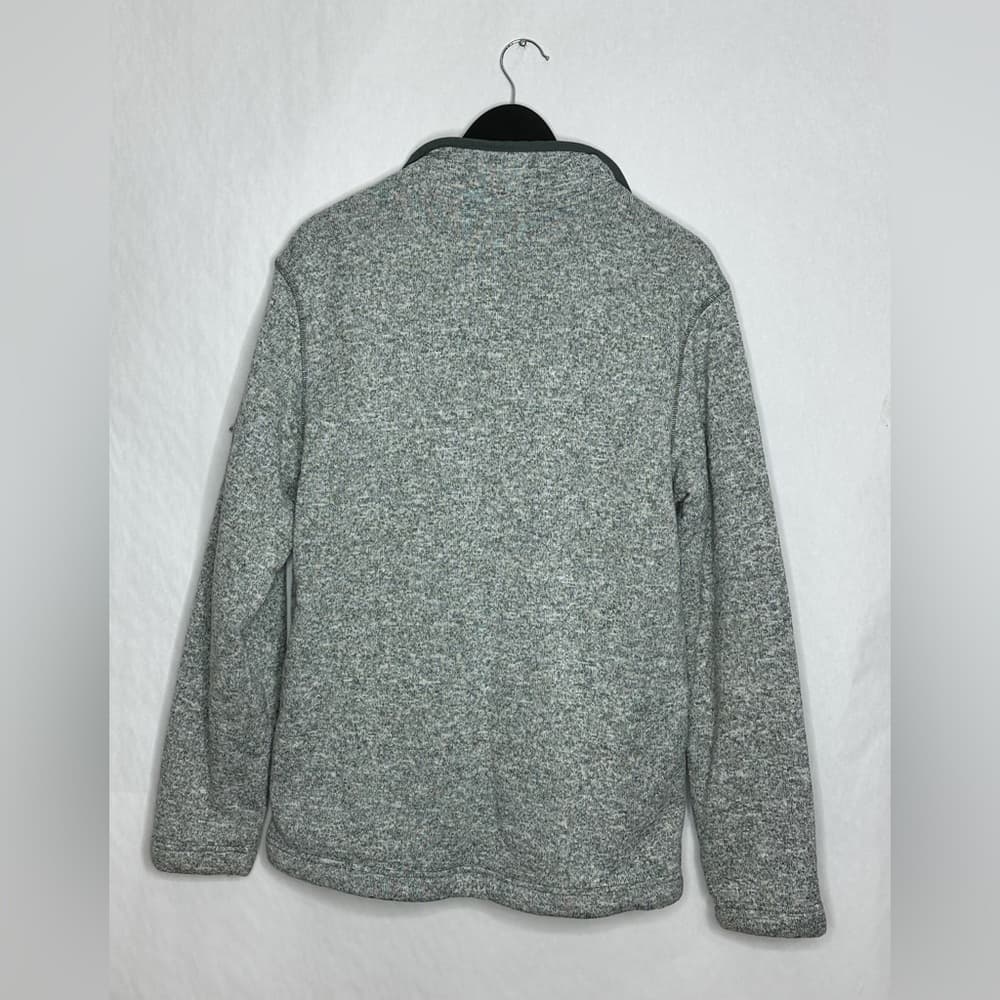 Orvis Sherpa Lined Quarter Zip Pullover Fleece Gray Outdoor Mens Medium - Thumbnail 5