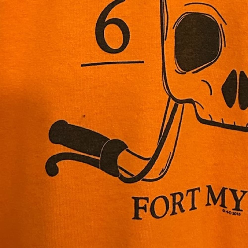 Harley-Davidson Orange Long Sleeve Tee Six Bends Florida Y2K Men’s Size Large - Thumbnail 12