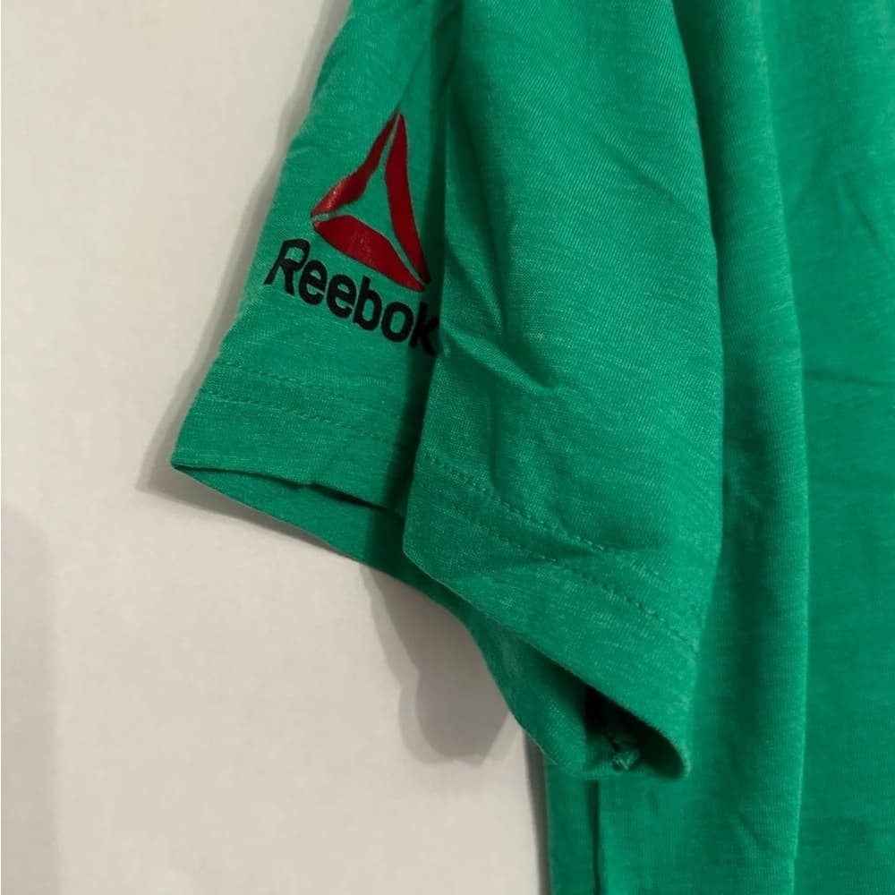 NWT Conor McGregor UFC Reebok Featherweight Champion T-Shirt Green Medium 2017 - Thumbnail 5