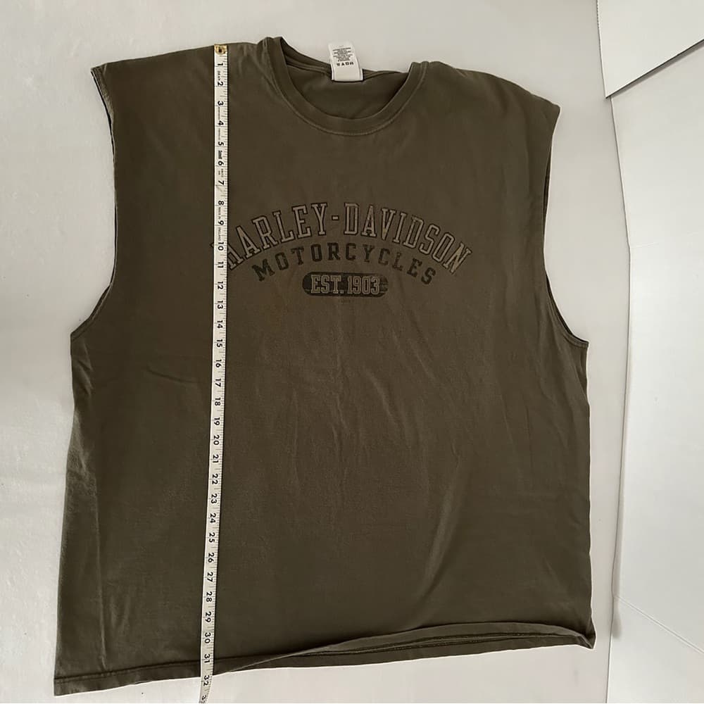 Harley-Davidson Superstition Apache Junction Graphic Muscle Tee Y2K Size 3XL - Thumbnail 12