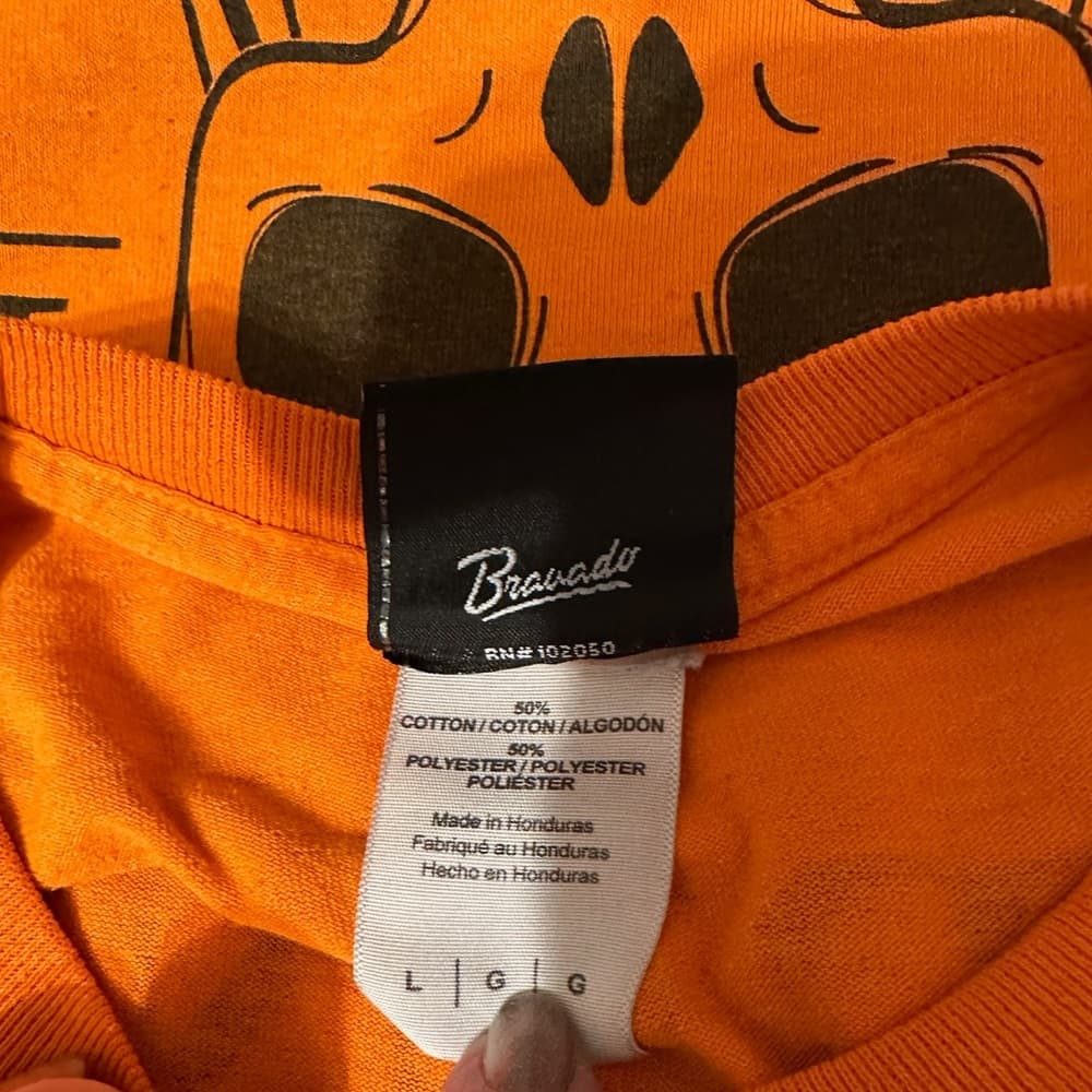 Harley-Davidson Orange Long Sleeve Tee Six Bends Florida Y2K Men’s Size Large - Thumbnail 7