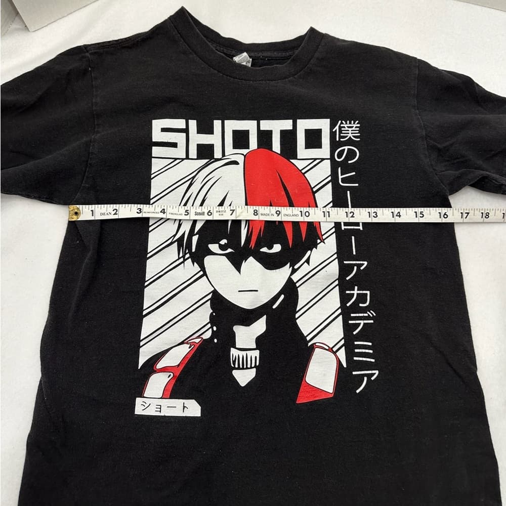 My Hero Academia Vintage Shoto Todoroki Y2K Anime T Shirt 1st Season Promo Small - Thumbnail 12
