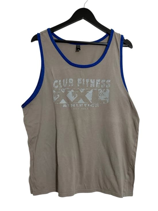 District Club Fitness Graphic Tank Y2K Ringer Size XL Gymcore Loungewear - Thumbnail 7