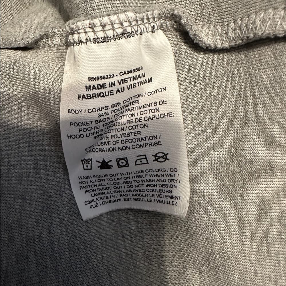 Nike Tech University of Houston Team Issue Gray Zip Hoodie UH NCAA Logo Large - Thumbnail 7