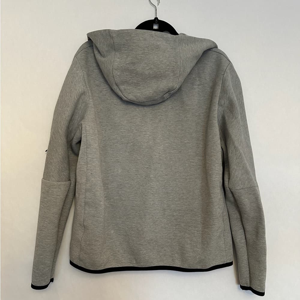 Nike Tech University of Houston Team Issue Gray Zip Hoodie UH NCAA Logo Large - Thumbnail 5