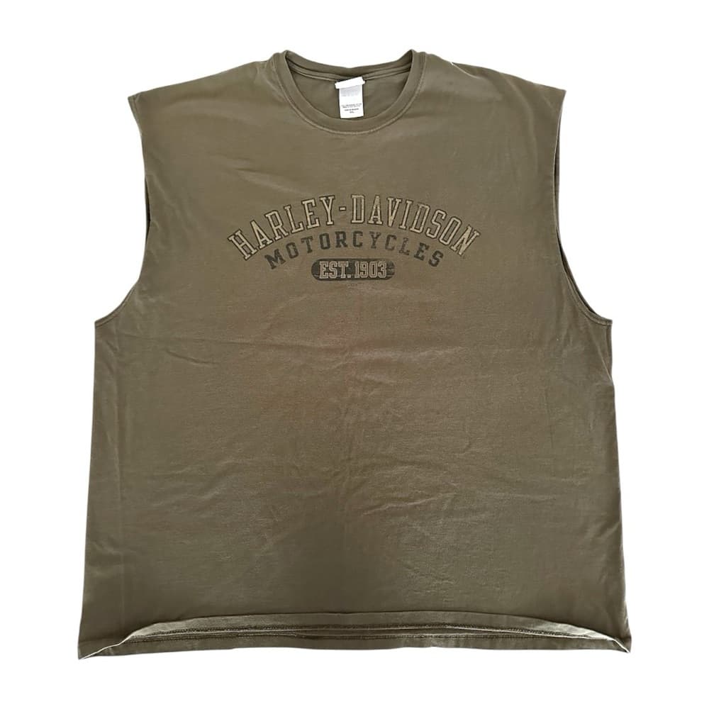 Harley-Davidson Superstition Apache Junction Graphic Muscle Tee Y2K Size 3XL - Thumbnail 9