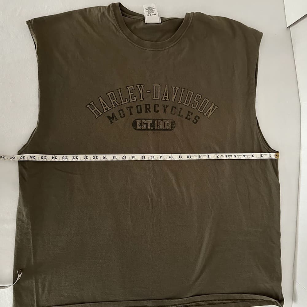 Harley-Davidson Superstition Apache Junction Graphic Muscle Tee Y2K Size 3XL - Thumbnail 11