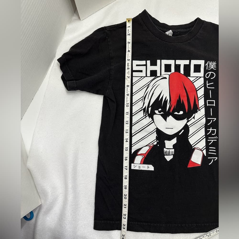 My Hero Academia Vintage Shoto Todoroki Y2K Anime T Shirt 1st Season Promo Small - Thumbnail 13