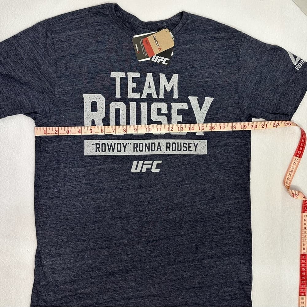 Reebok X UFC Rhonda Rowdy Team Rousey Deadstock T-shirt Tee 2017 Unisex Medium - Thumbnail 7