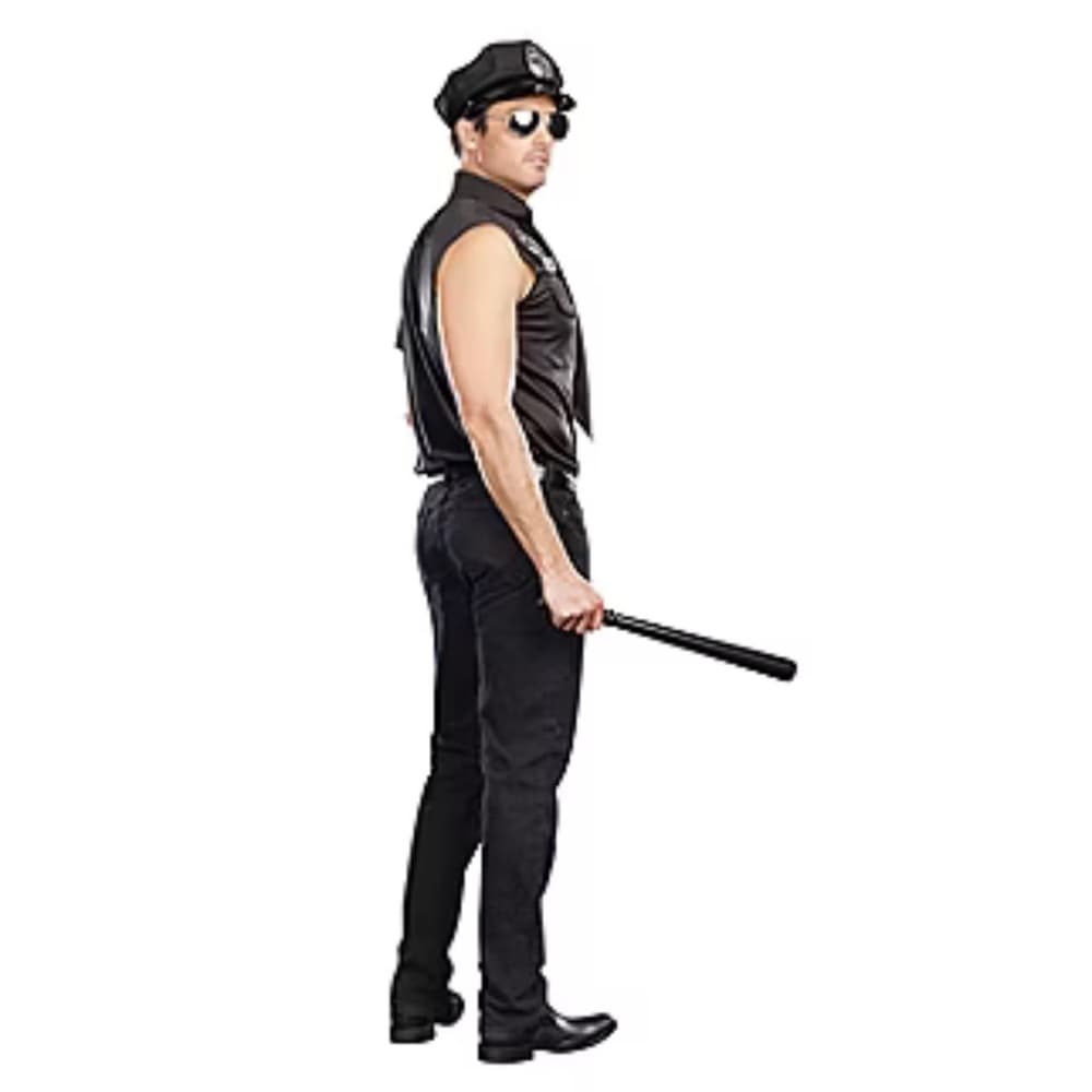 NEW Dreamgirl Dirty Cop Police Officer Ed Banger Costume Size Large Halloween - Thumbnail 4