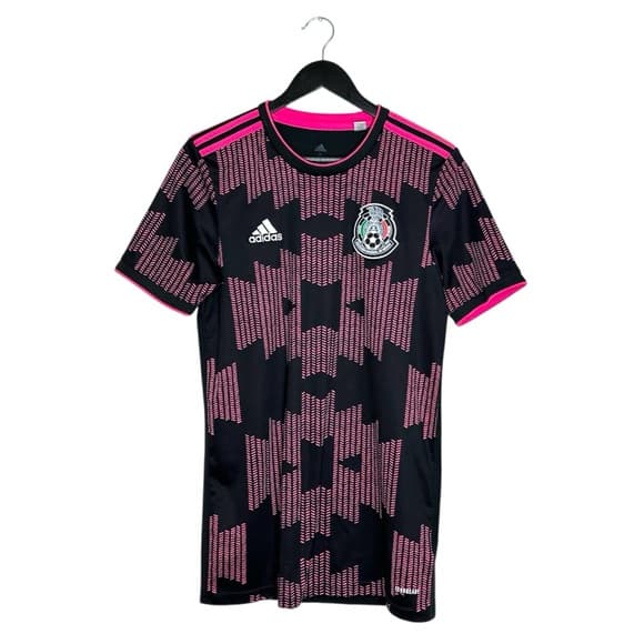 Adidas Mexico National Team Black Pink Aeroready Soccer Football Jersey Small - Thumbnail 10
