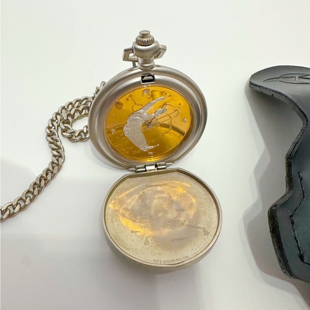 Star Trek Klingon Bird Of Prey Star Ship Official Collectors Pocket Watch - Thumbnail 10