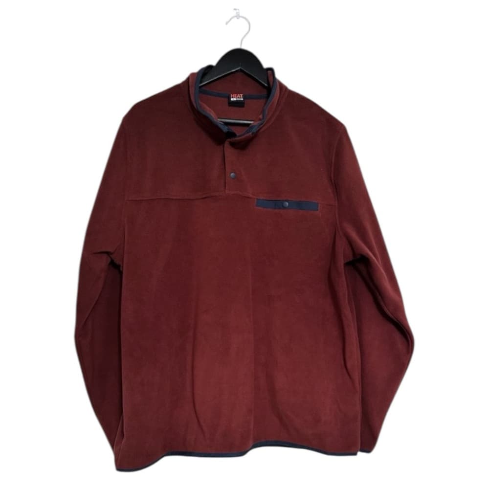 NWT 32 Degrees Heat Long Sleeve Quarter Snap Pullover “Red” Men’s X-Large (XL) - Thumbnail 15
