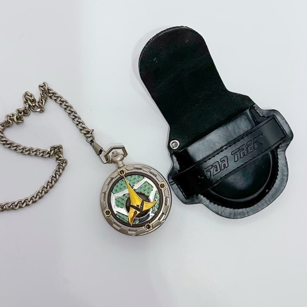 Star Trek Klingon Bird Of Prey Star Ship Official Collectors Pocket Watch - Thumbnail 12