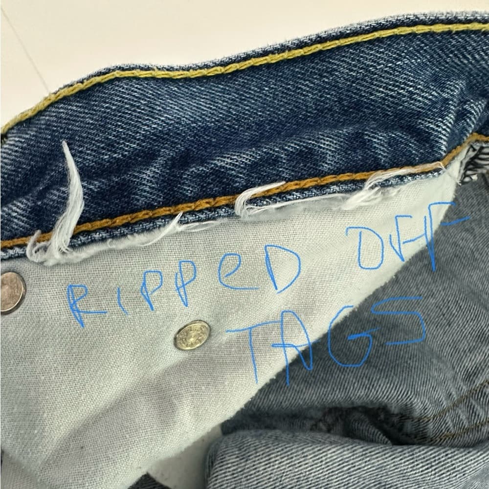 Levi’s 550 Relaxed Fit Blue Denim Jeans 38x32 Men High Rise Classic Vintage Y2K - Thumbnail 15