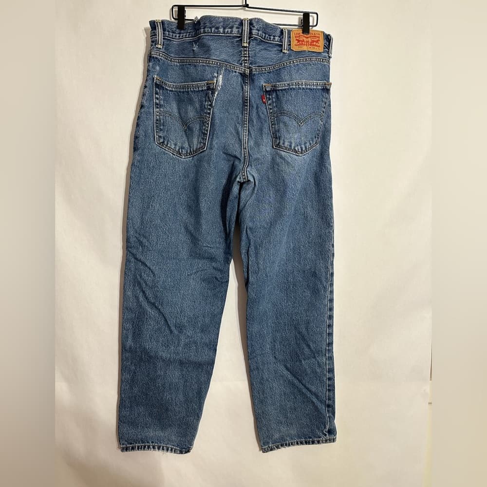 Levi’s 550 Relaxed Fit Blue Denim Jeans 38x32 Men High Rise Classic Vintage Y2K - Thumbnail 9