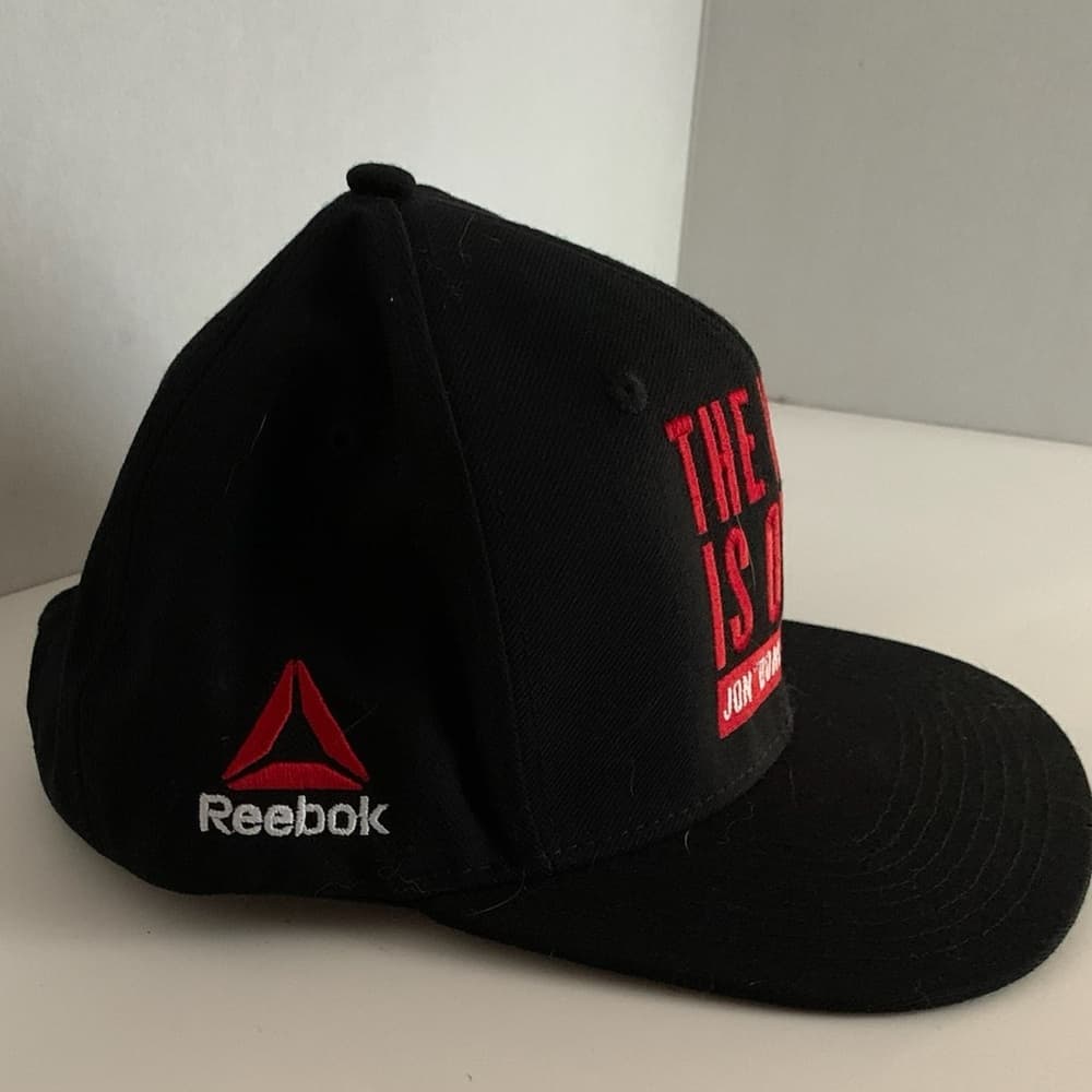 Jon "Bones" Jones UFC 200 Reebok Script Hat "The Wait is Over" Black Snapback - Thumbnail 6