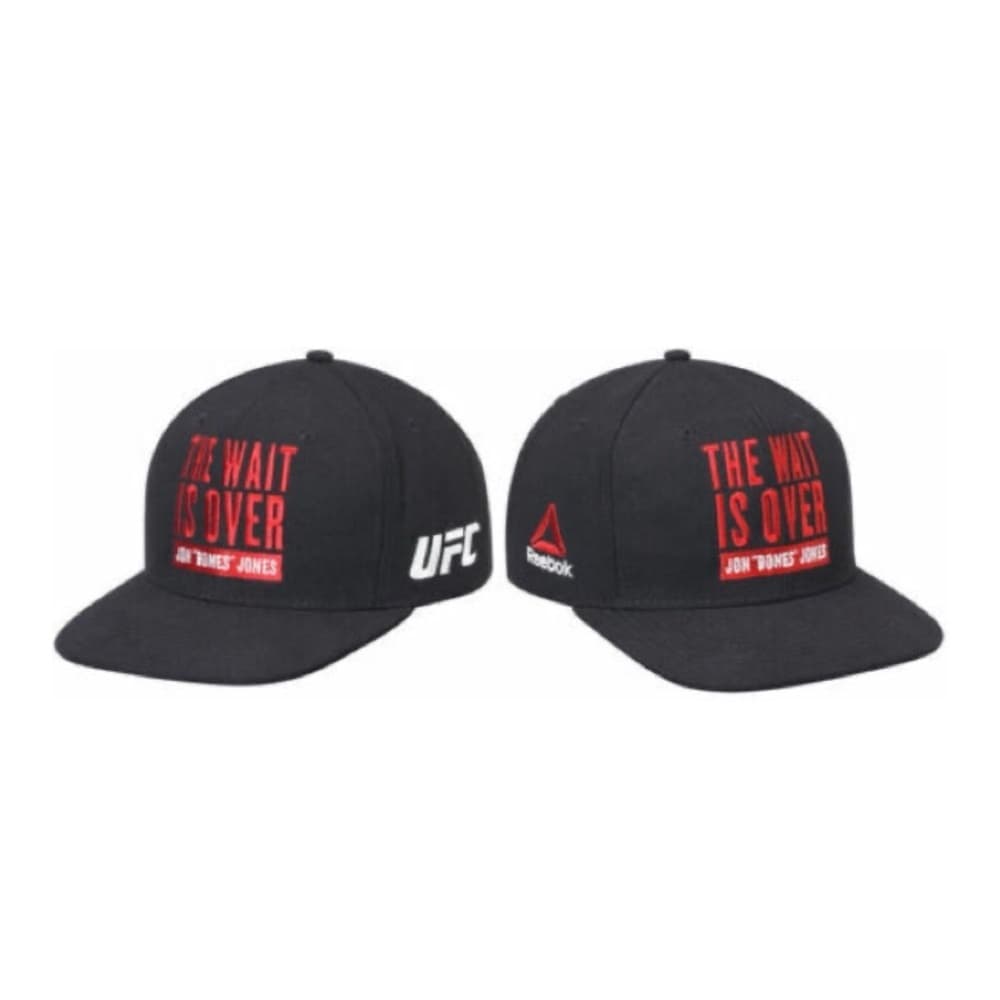 Jon "Bones" Jones UFC 200 Reebok Script Hat "The Wait is Over" Black Snapback - Thumbnail 4