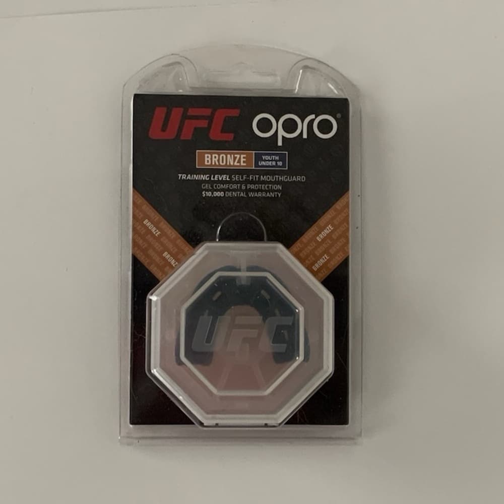 UFC Opro Training Level Mouthguard Youth Bronze Impact Resistant Self Fit w Case - Thumbnail 3