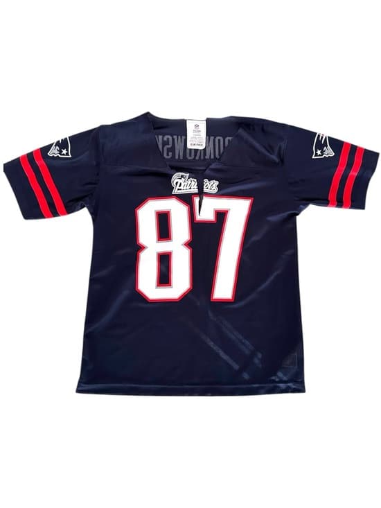 NFL New England Patriots #87 Gronkowski Jersey Youth Large 12-14 SEE NOTES - Thumbnail 9