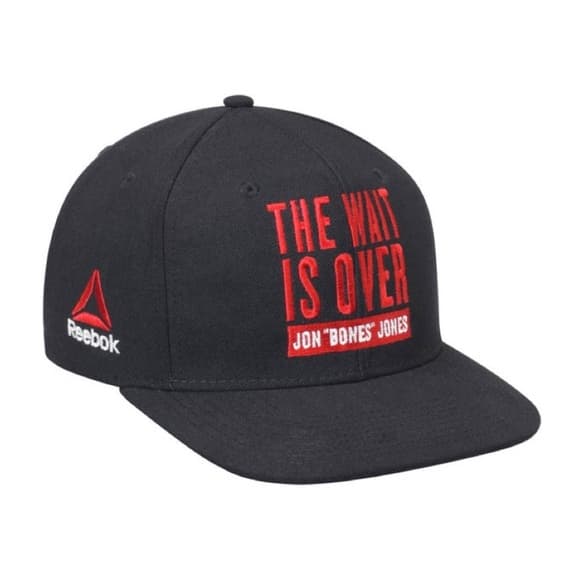 Jon "Bones" Jones UFC 200 Reebok Script Hat "The Wait is Over" Black Snapback - Thumbnail 15