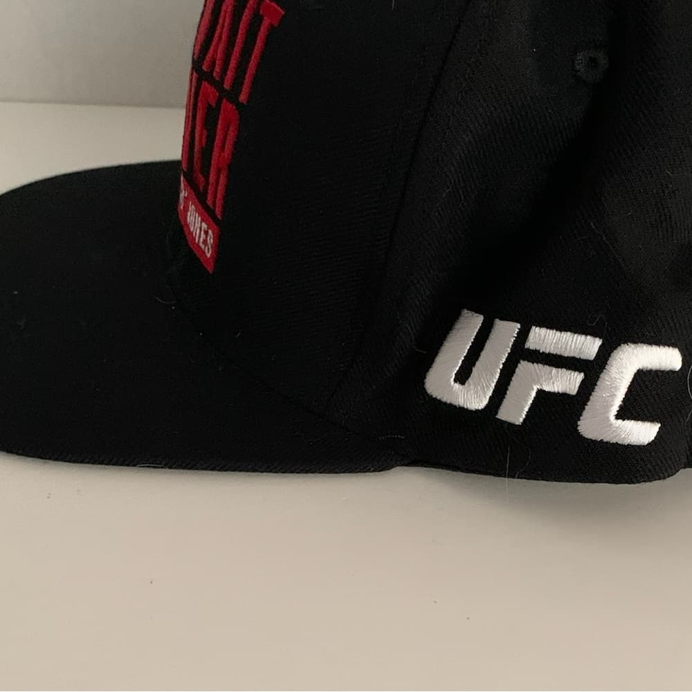 Jon "Bones" Jones UFC 200 Reebok Script Hat "The Wait is Over" Black Snapback - Thumbnail 8