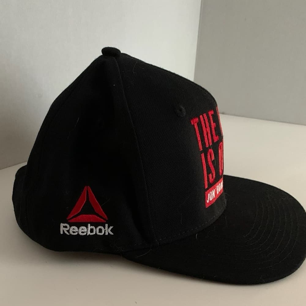 Jon "Bones" Jones UFC 200 Reebok Script Hat "The Wait is Over" Black Snapback - Thumbnail 9