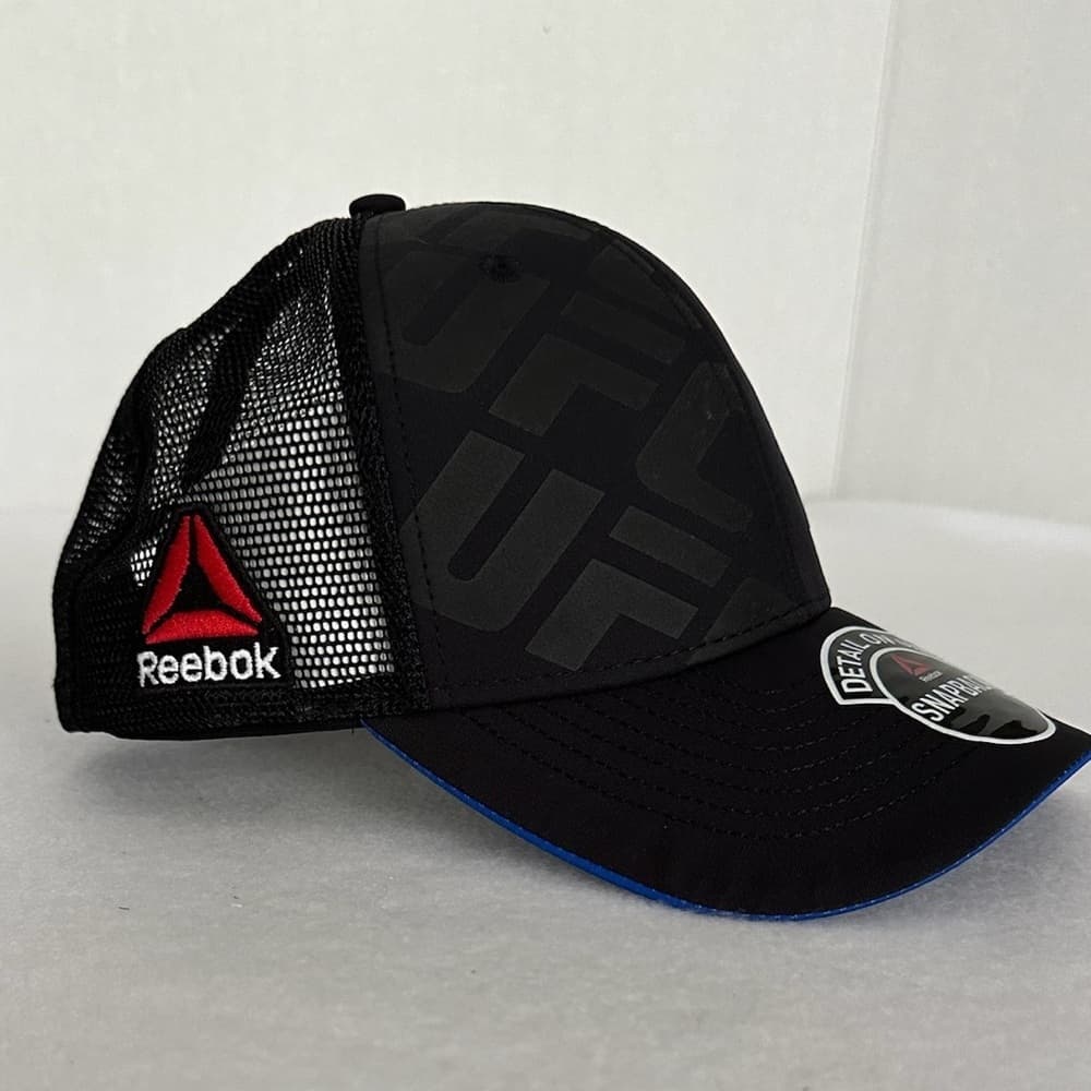 UFC X Reebok SnapBack Hat Limited Edition Great Britain GBR Black Deadstock - Thumbnail 12
