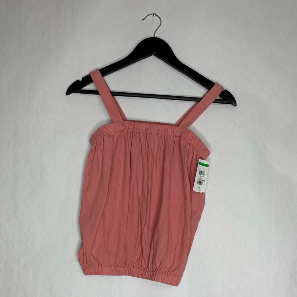 NWT Melrose and Market Pink Smocked Tank Top YOUTH Size XL (14/16) - Thumbnail 7