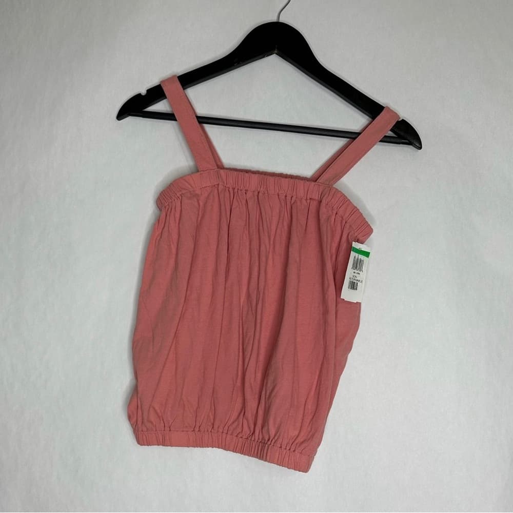 NWT Melrose and Market Pink Smocked Tank Top YOUTH Size XL (14/16) - Thumbnail 6