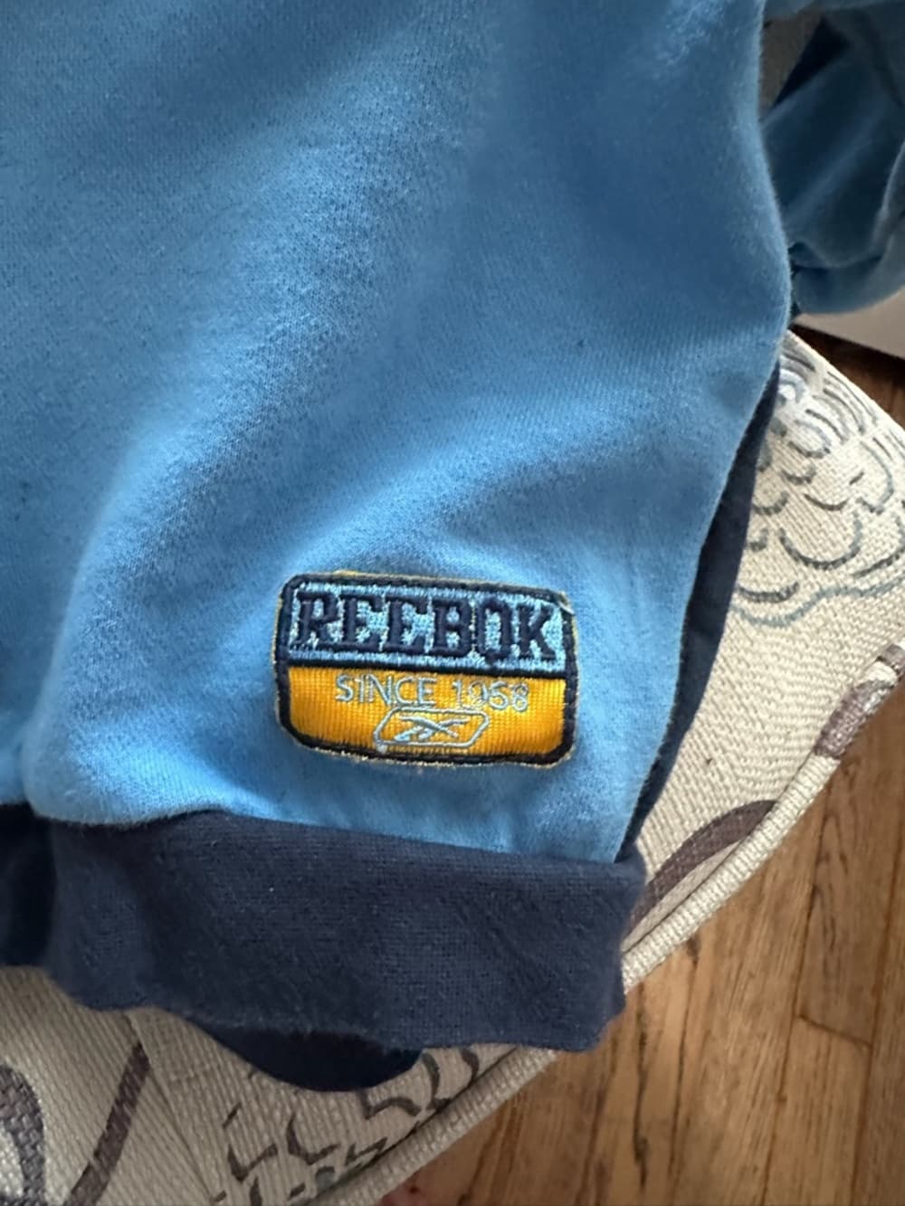 Reebok Baby Boy Blue Navy Zip Hoodie Sweatshirt Jacket 24 Months Streetwear - Thumbnail 8