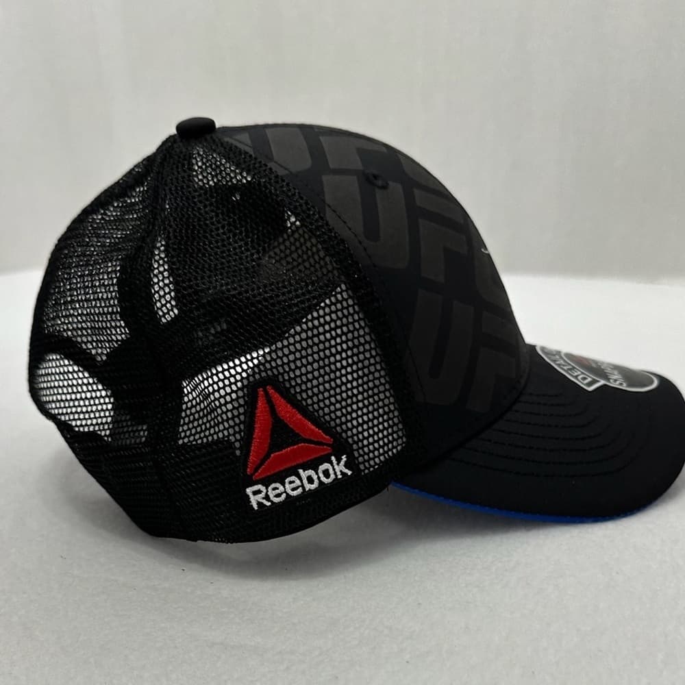 UFC X Reebok SnapBack Hat Limited Edition Great Britain GBR Black Deadstock - Thumbnail 10