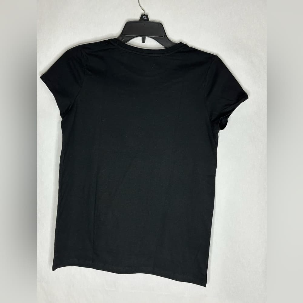 NWT Cat & Jack Black Basic Tee Youth XL (14/16) Short Sleeve Minimal Schoolwear