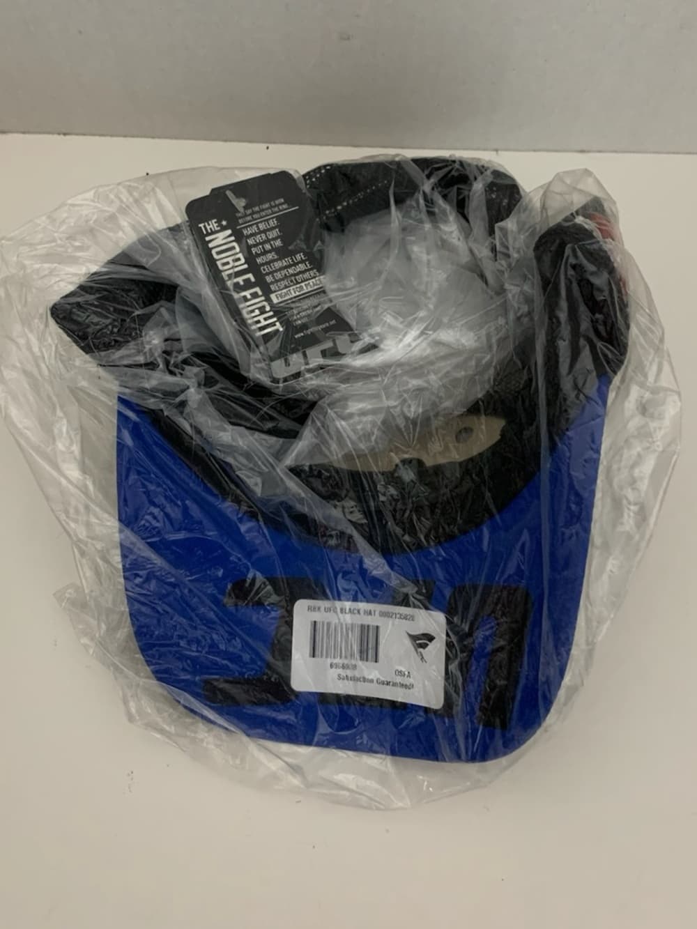 UFC X Reebok SnapBack Hat Limited Edition Great Britain GBR Black Deadstock - Thumbnail 14