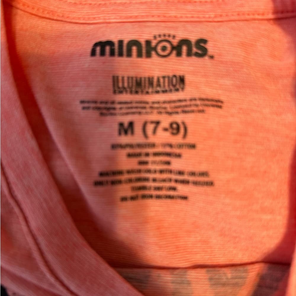 Minions Despicable Me “Always in Charge” Graphic Tee Size Youth Medium (7-9) - Thumbnail 5